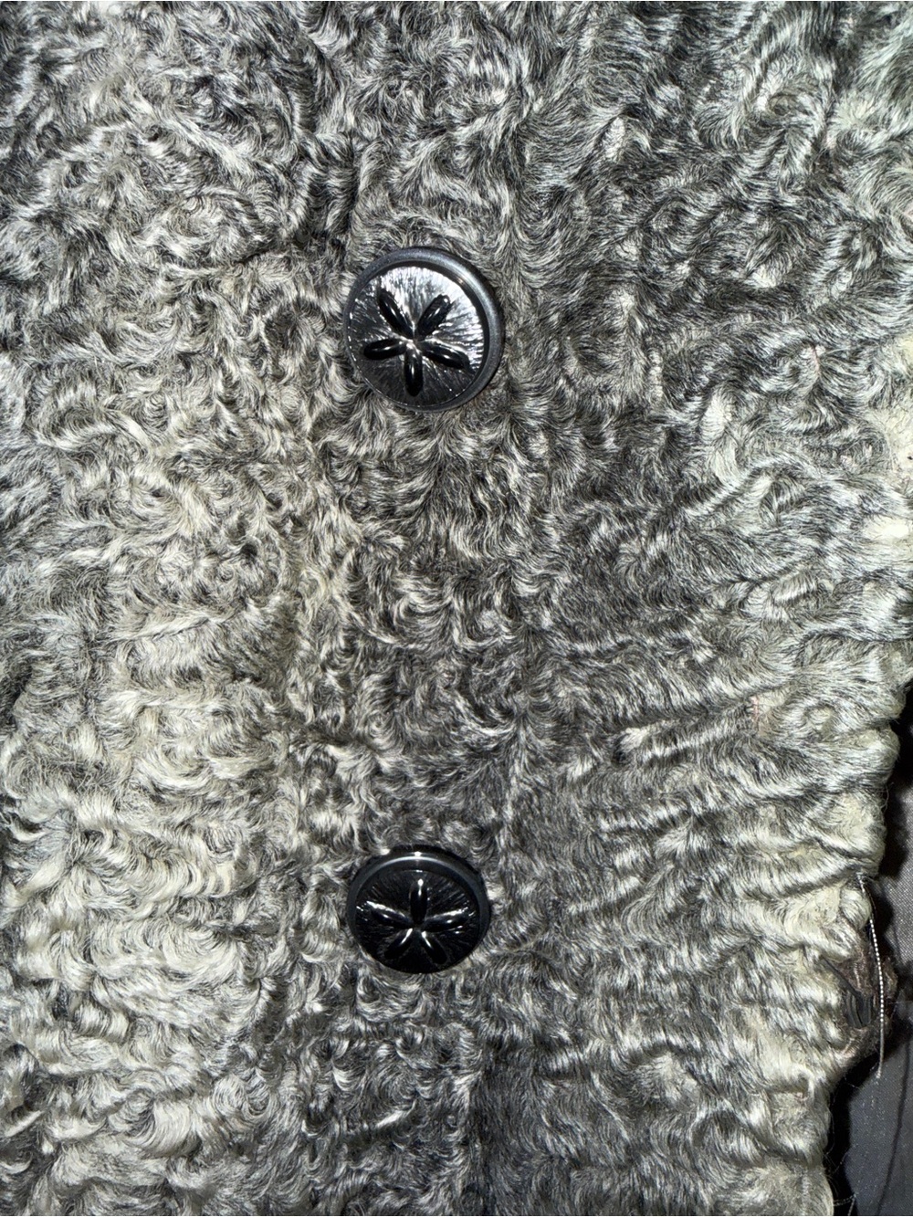 Vintage Holt Renfrew Grey Persian Lamb Fur Coat (50s/60s) - Picture 2 of 4